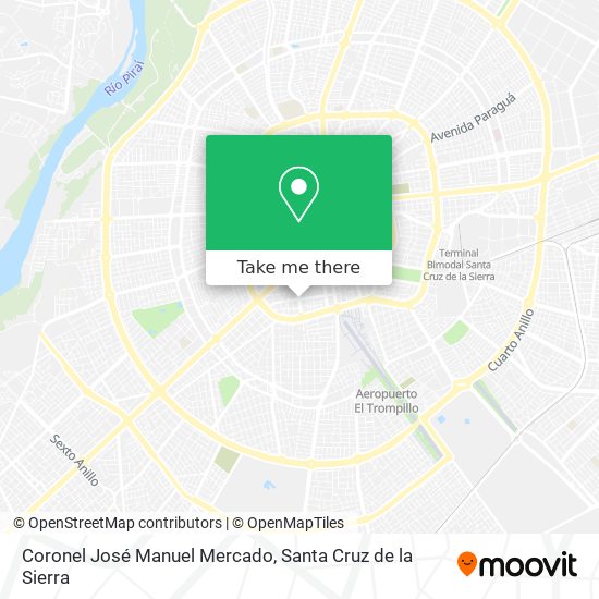 Coronel José Manuel Mercado map