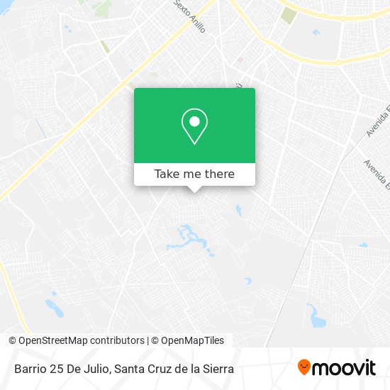 Mapa de Barrio 25 De Julio