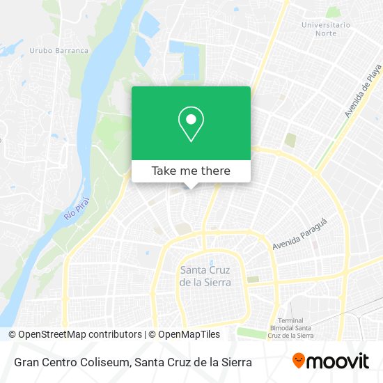 Gran Centro Coliseum map