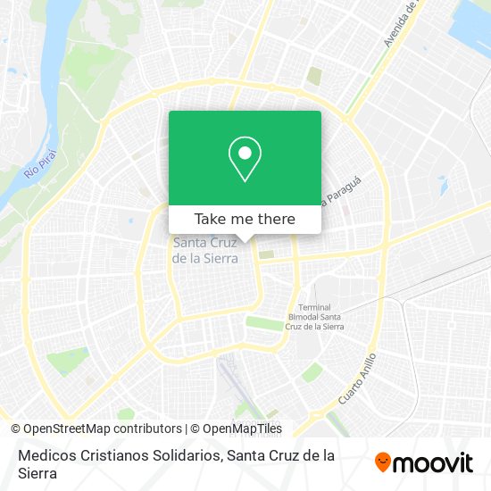 Mapa de Medicos Cristianos Solidarios