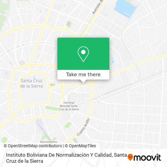 Instituto Boliviana De Normalización Y Calidad map