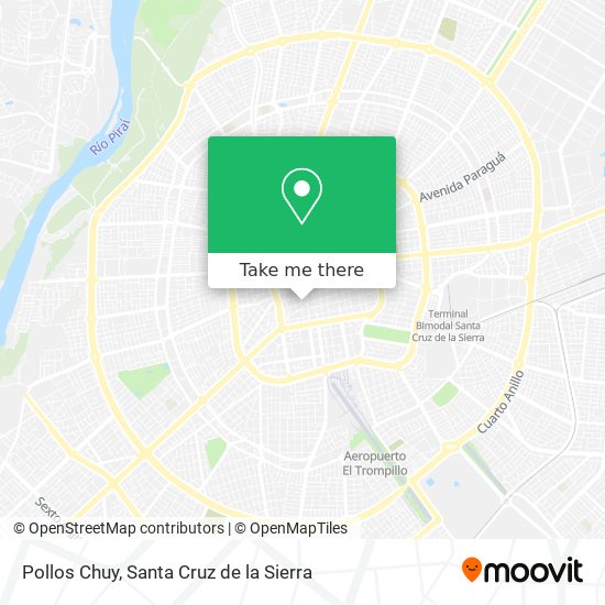 Pollos Chuy map