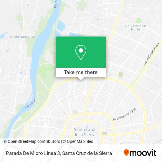 Parada De Micro Linea 3 map