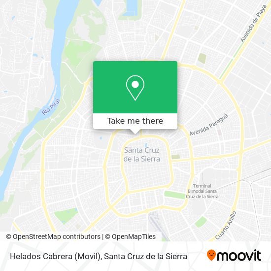 Mapa de Helados Cabrera (Movil)