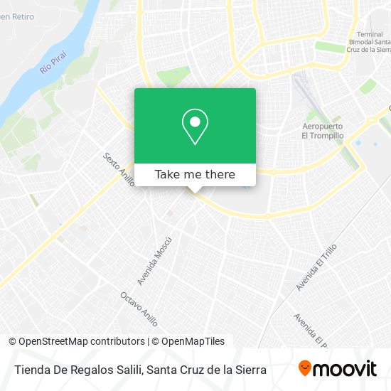 Mapa de Tienda De Regalos Salili