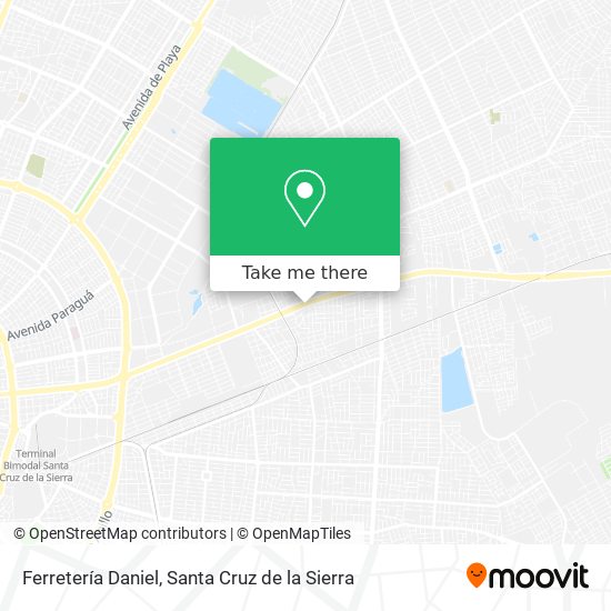 Ferretería Daniel map