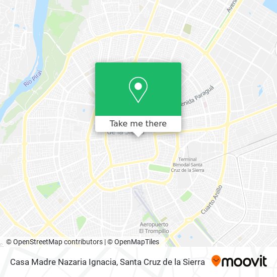 Casa Madre Nazaria Ignacia map