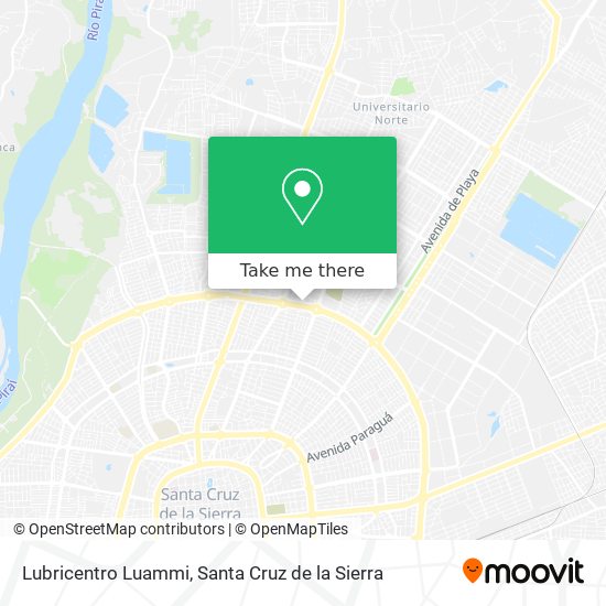 Lubricentro Luammi map