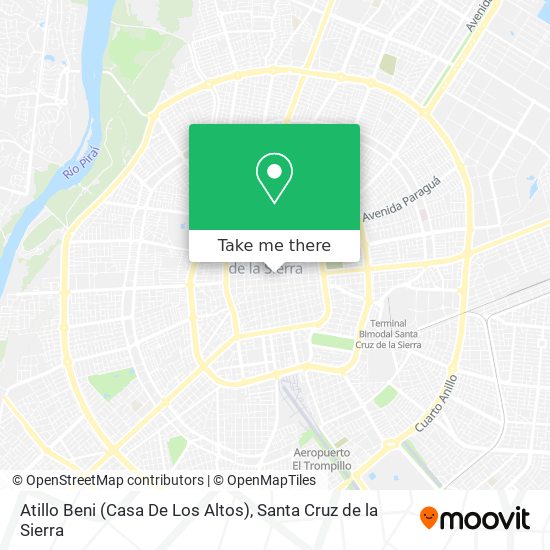 Atillo Beni (Casa De Los Altos) map