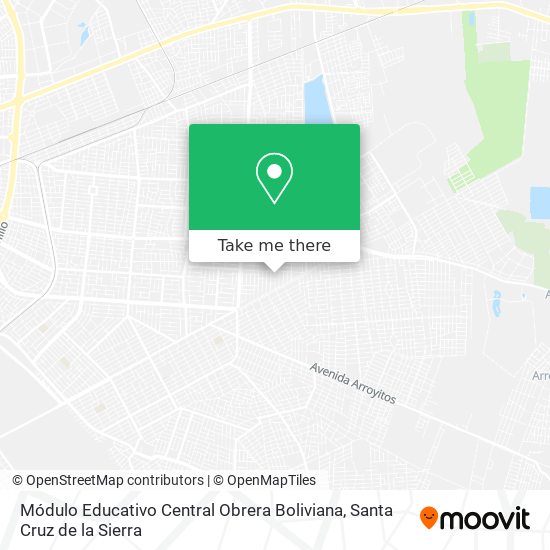 Módulo Educativo Central Obrera Boliviana map