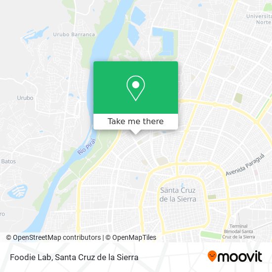 Foodie Lab map