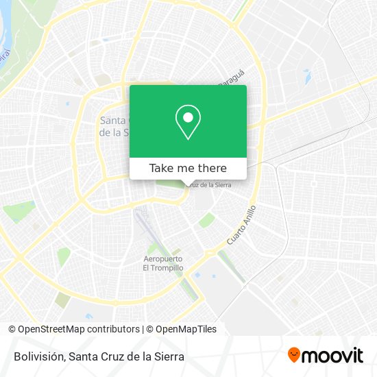 Bolivisión map