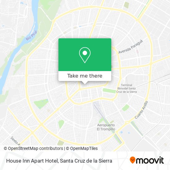 House Inn Apart Hotel map