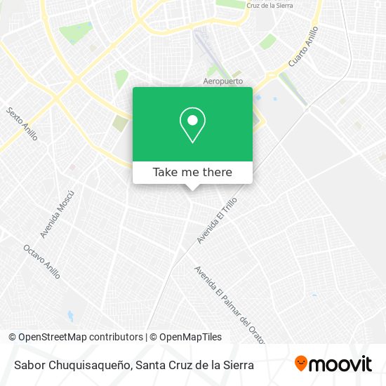 Sabor Chuquisaqueño map