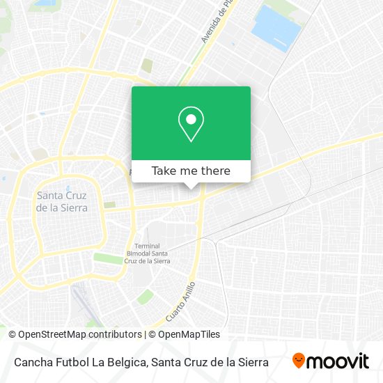 Mapa de Cancha Futbol La Belgica