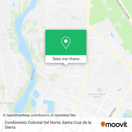 Condominio Colonial Del Norte map