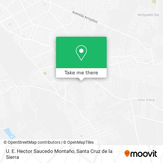 U. E. Hector Saucedo Montaño map