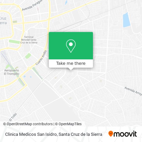 Clinica Medicos San Isidro map