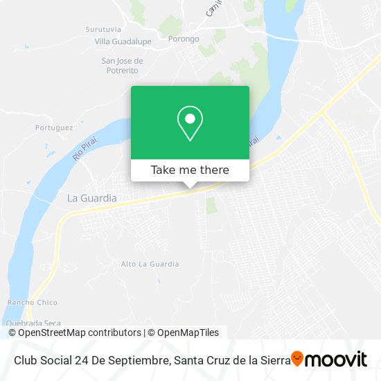 Mapa de Club Social 24 De Septiembre