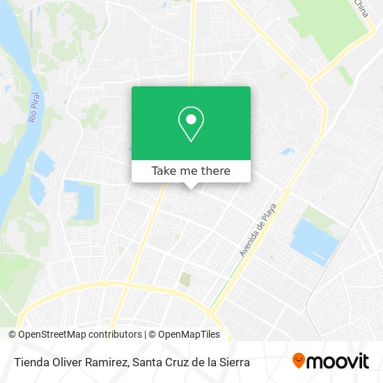 Tienda Oliver Ramirez map