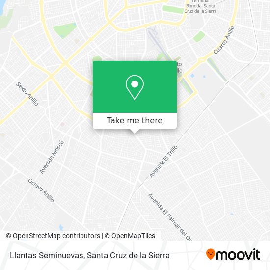 Llantas Seminuevas map
