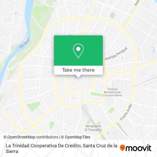 Mapa de La Trinidad Cooperativa De Credito