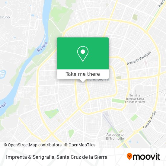 Mapa de Imprenta & Serigrafia