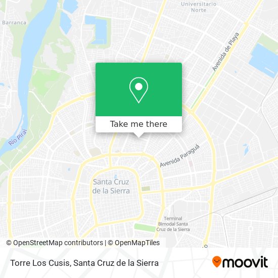 Torre Los Cusis map