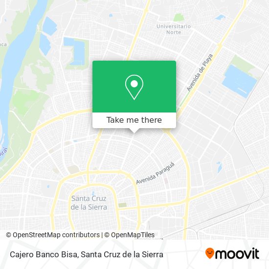 Cajero Banco Bisa map