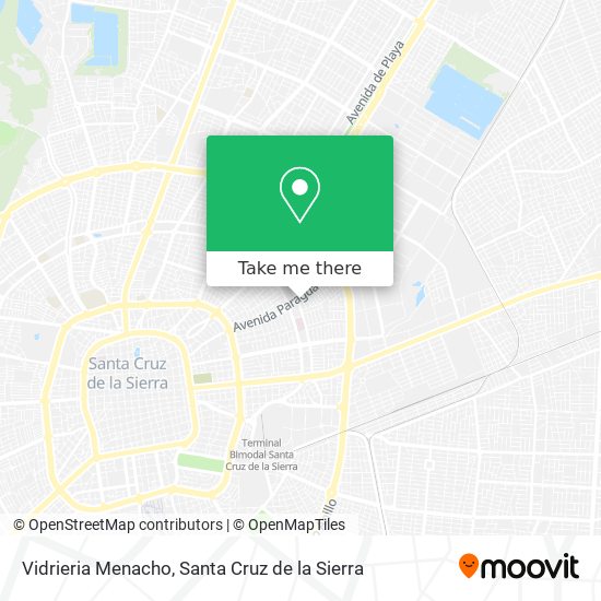 Vidrieria Menacho map