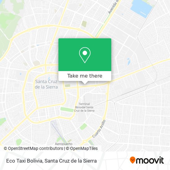 Eco Taxi Bolivia map