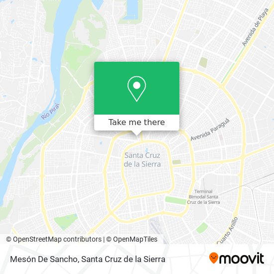 Mesón De Sancho map