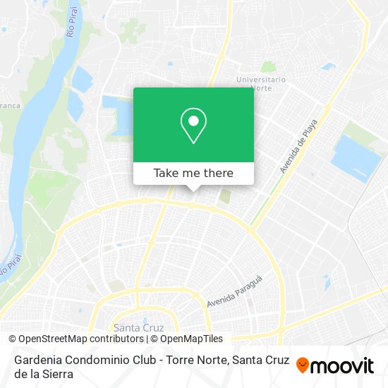 Mapa de Gardenia Condominio Club - Torre Norte