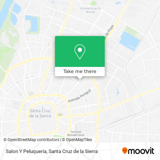 Mapa de Salon Y Peluquería