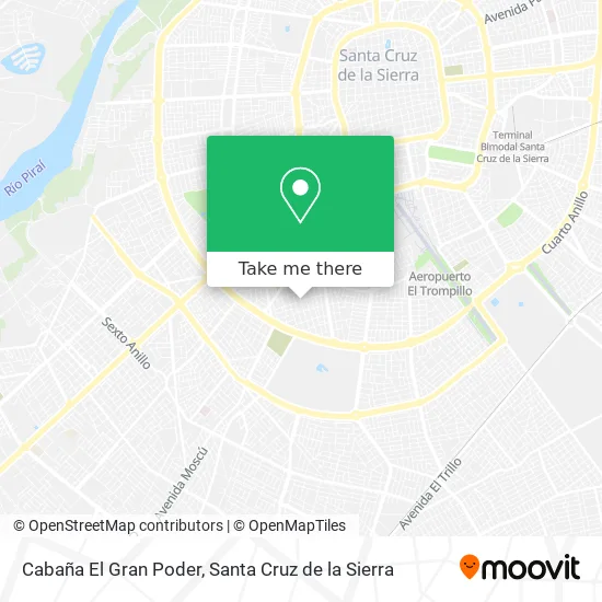 Mapa de Cabaña El Gran Poder