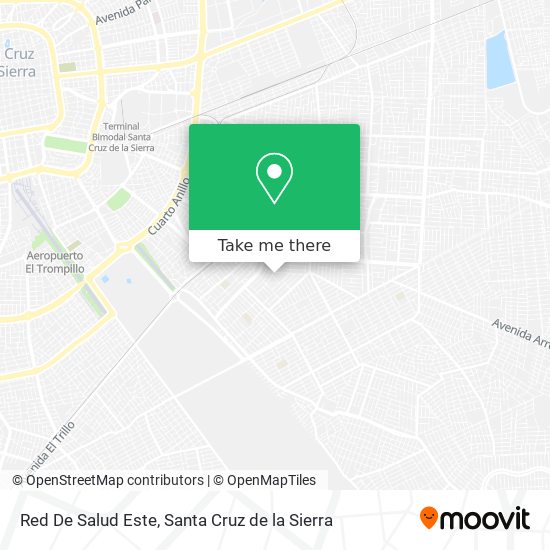 Red De Salud Este map