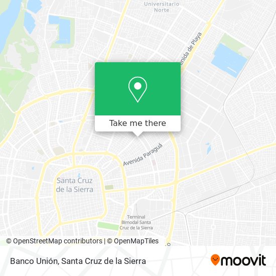 Banco Unión map