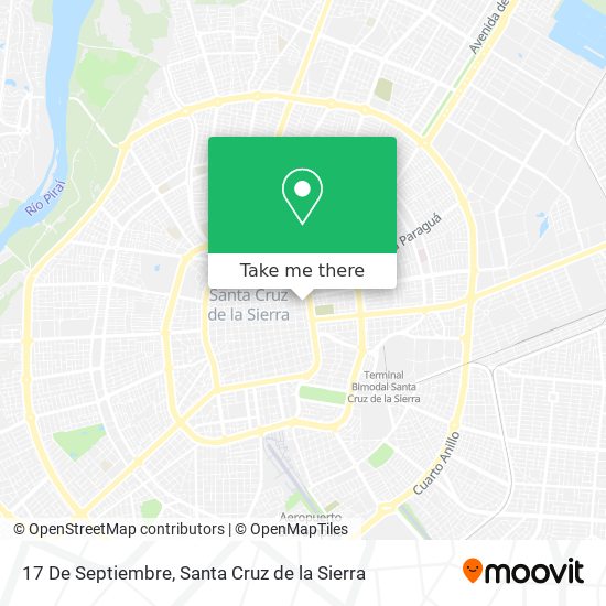 Mapa de 17 De Septiembre