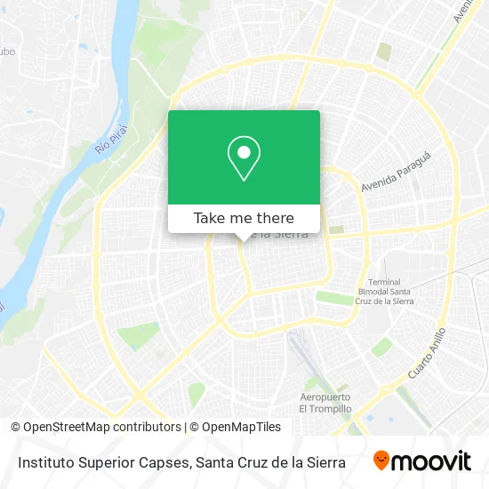 Mapa de Instituto Superior Capses