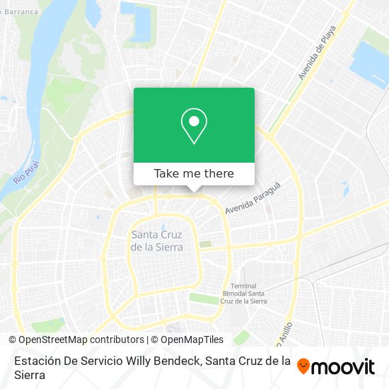 Estación De Servicio Willy Bendeck map