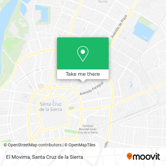 El Movima map