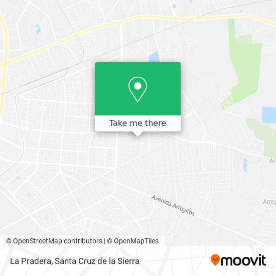 La Pradera map