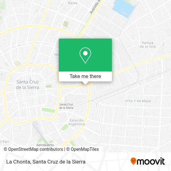 La Chonta map