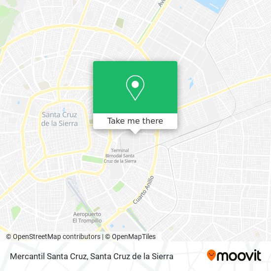 Mercantil Santa Cruz map