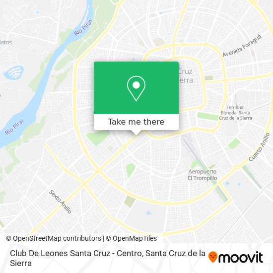 Club De Leones Santa Cruz - Centro map