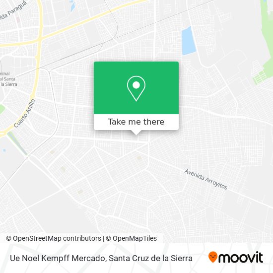 Ue Noel Kempff Mercado map