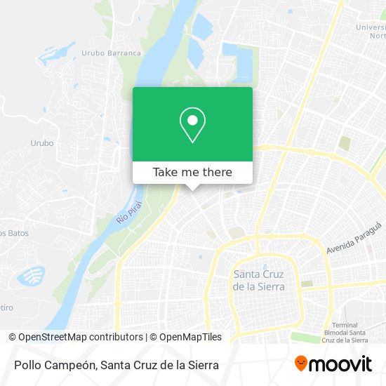 Pollo Campeón map