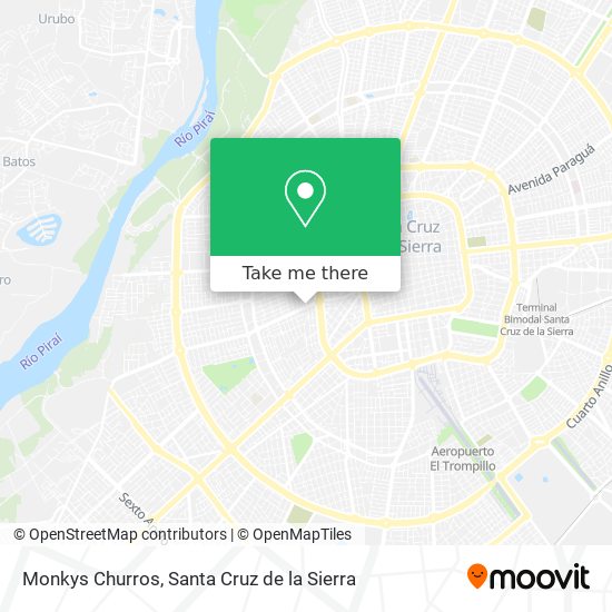 Monkys Churros map
