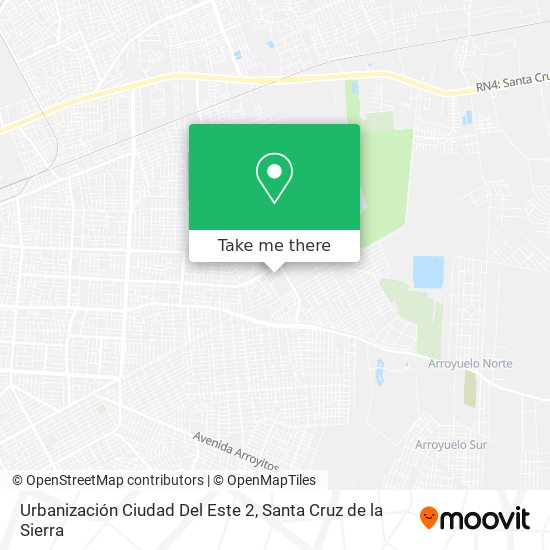 Mapa de Urbanización Ciudad Del Este 2