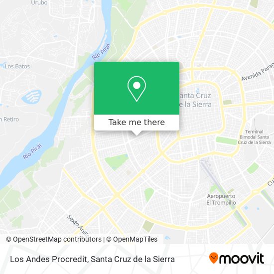 Los Andes Procredit map